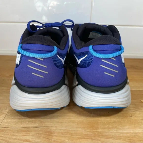 Hoka Gaviota 4 Men's Blue and Black Cushioning Running Shoes - Picture 5 of 13